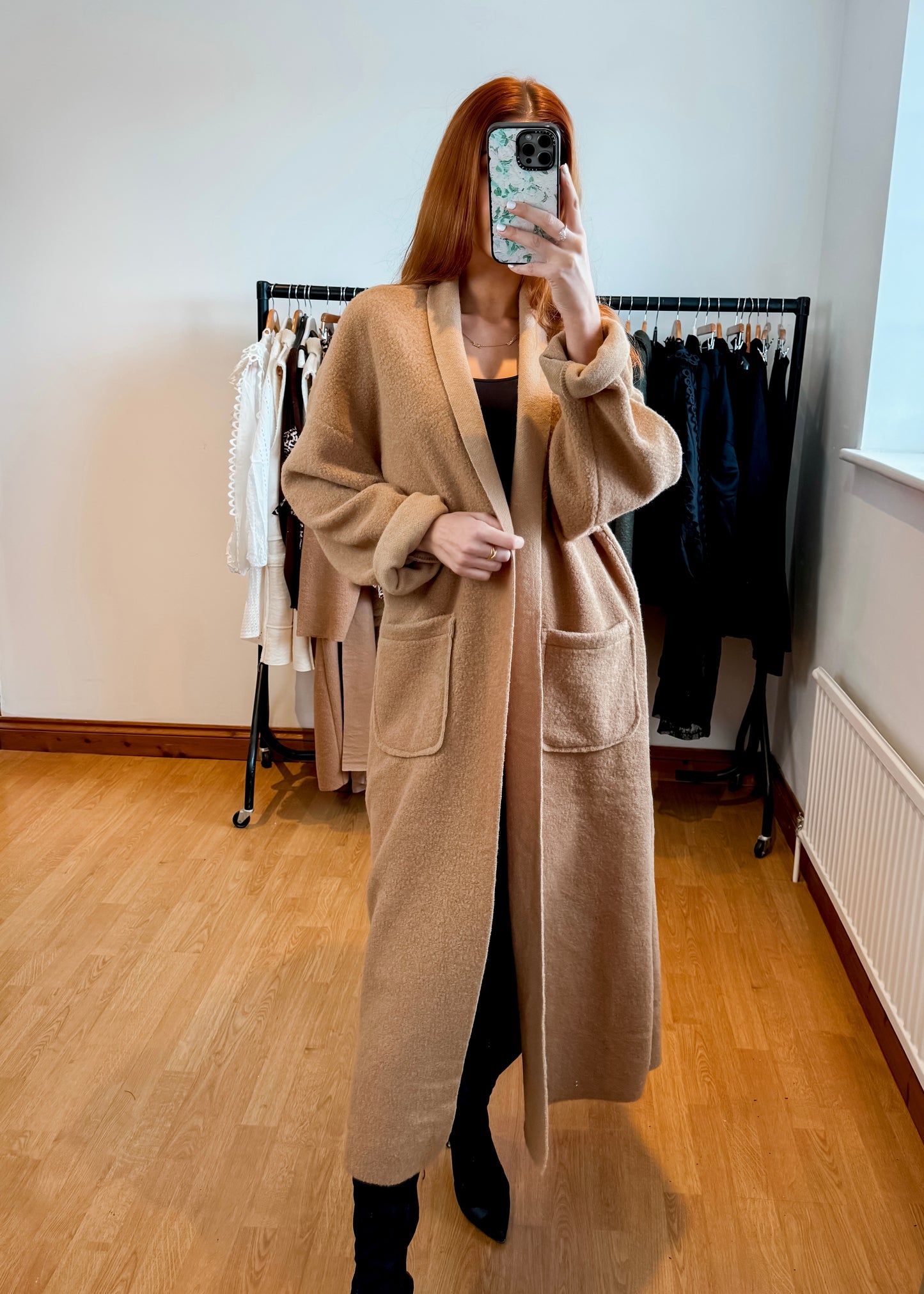 ‘Simone’ Beige Lightweight Jacket with Pockets