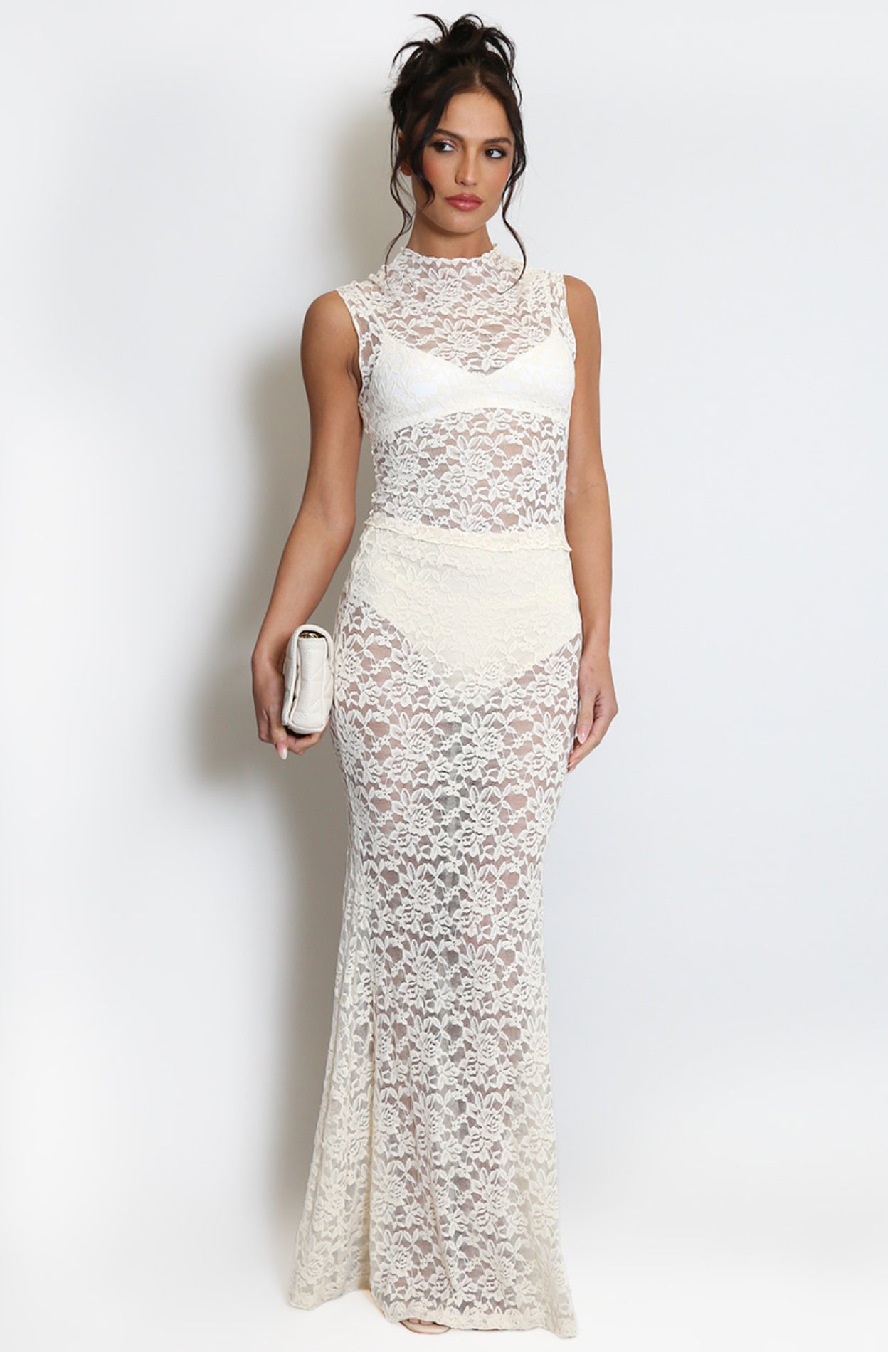 ‘Chloe’ Skirt in Cream