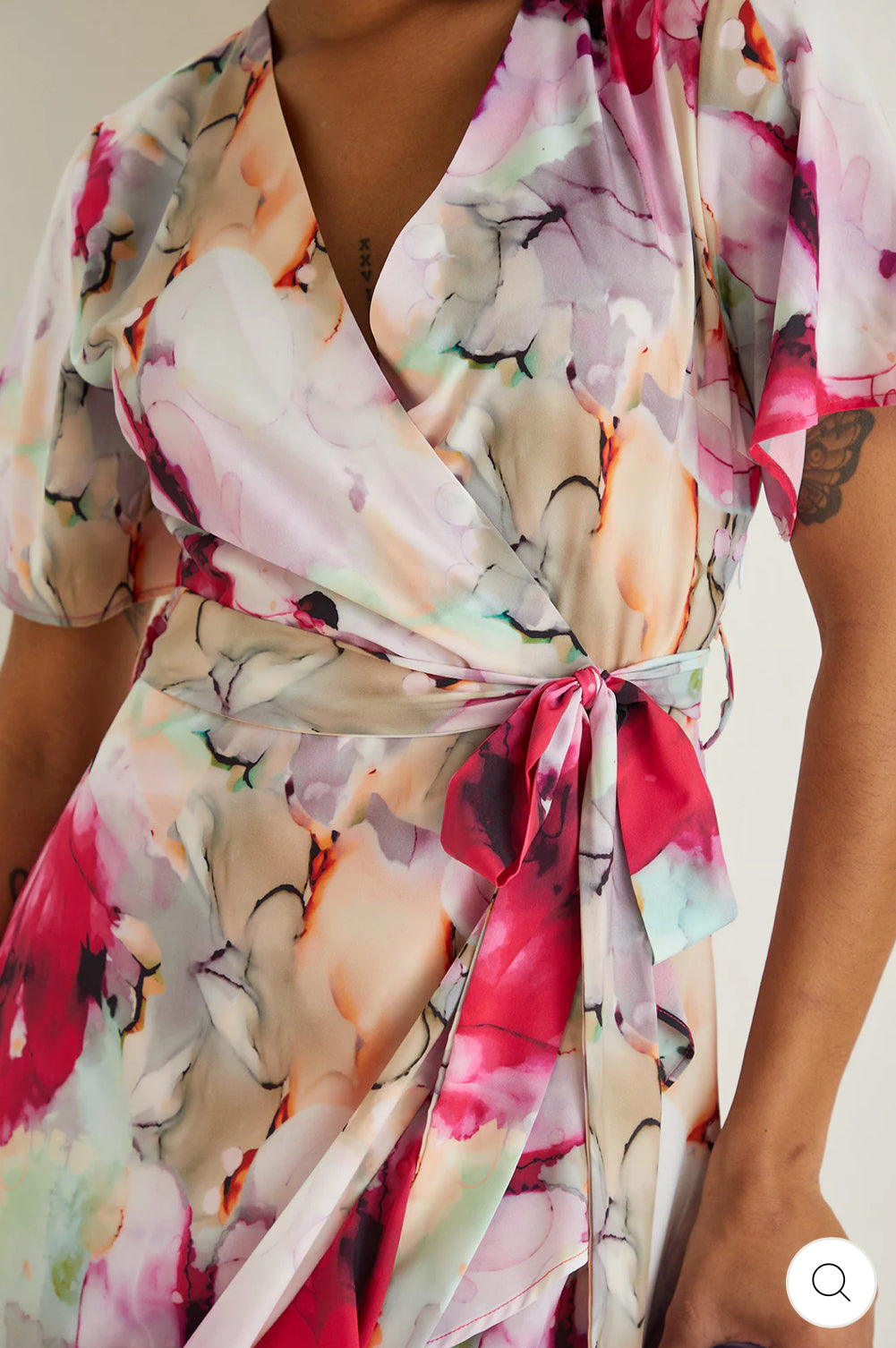 ‘Isabella’ Floral Wrap Dress
