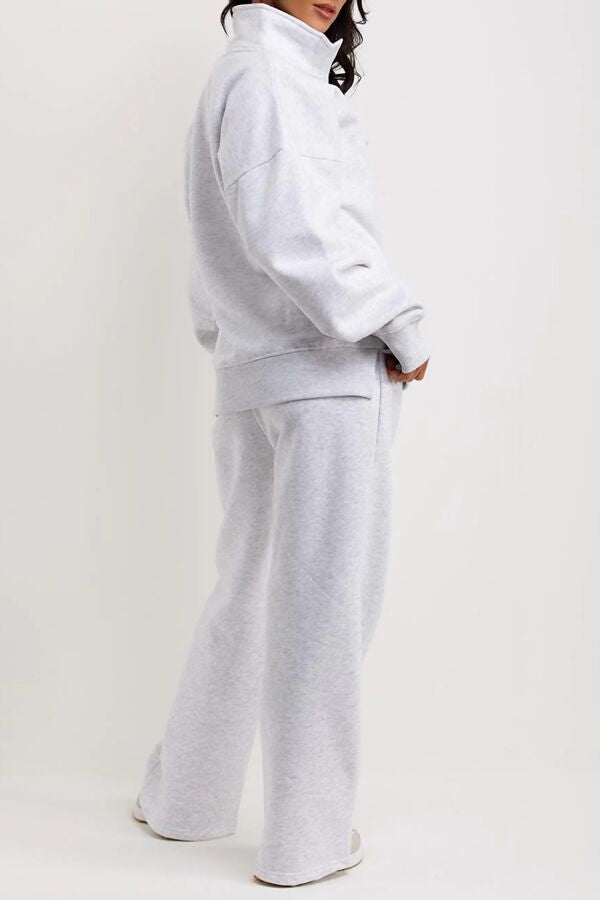 ‘Kyra’ Grey Sweater & Jogger Set