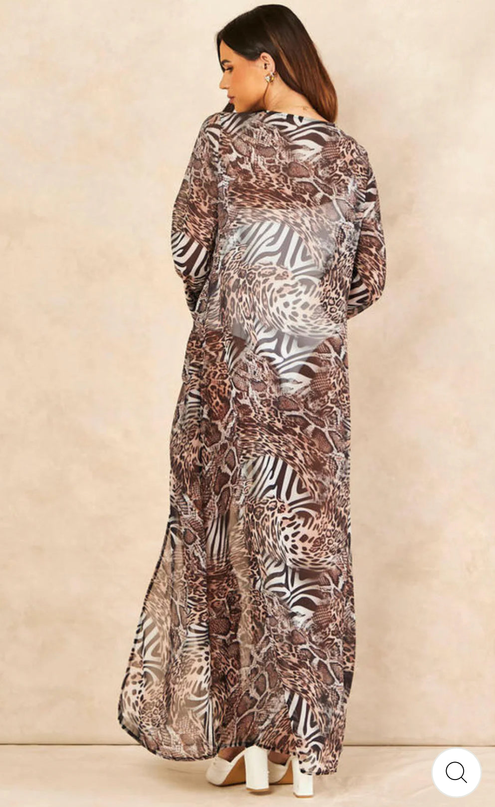 ‘JoJo’ Animal Print Kimono