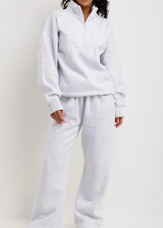 ‘Kyra’ Grey Sweater & Jogger Set