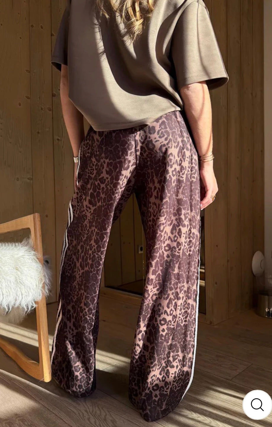 ‘Alice’ Leopard Trousers