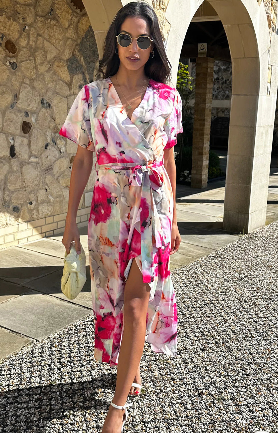 ‘Isabella’ Floral Wrap Dress