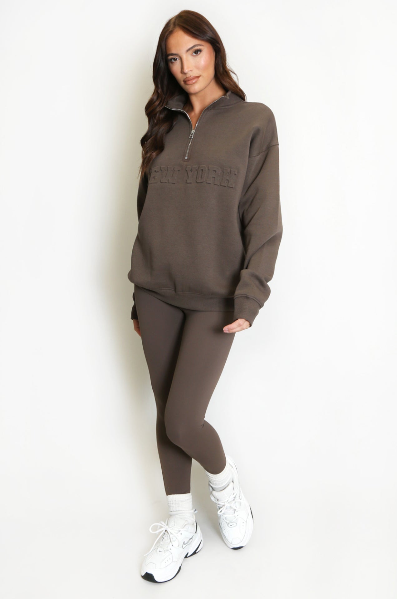 ‘Allie’ New York Zip Sweater