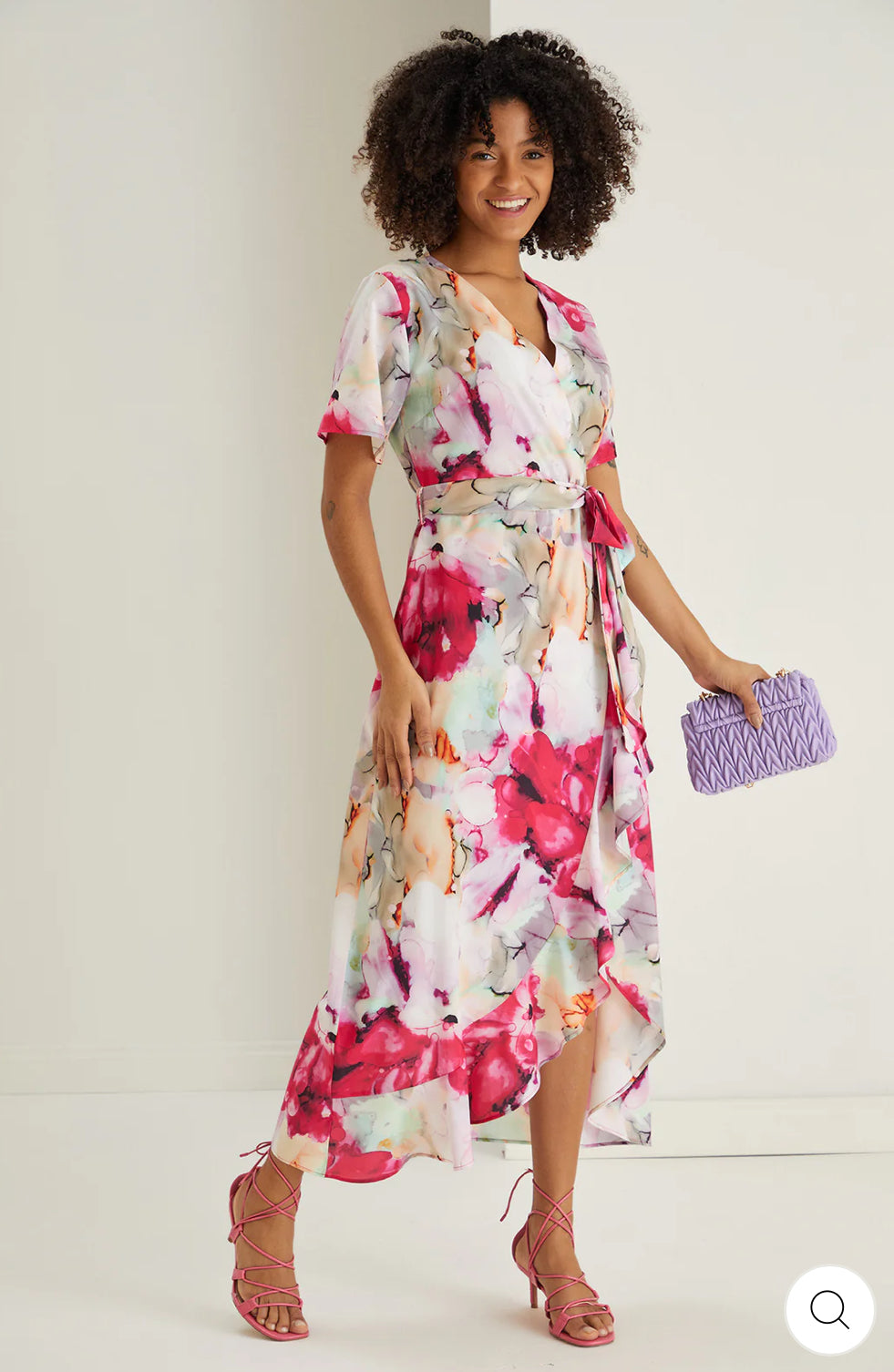 ‘Isabella’ Floral Wrap Dress