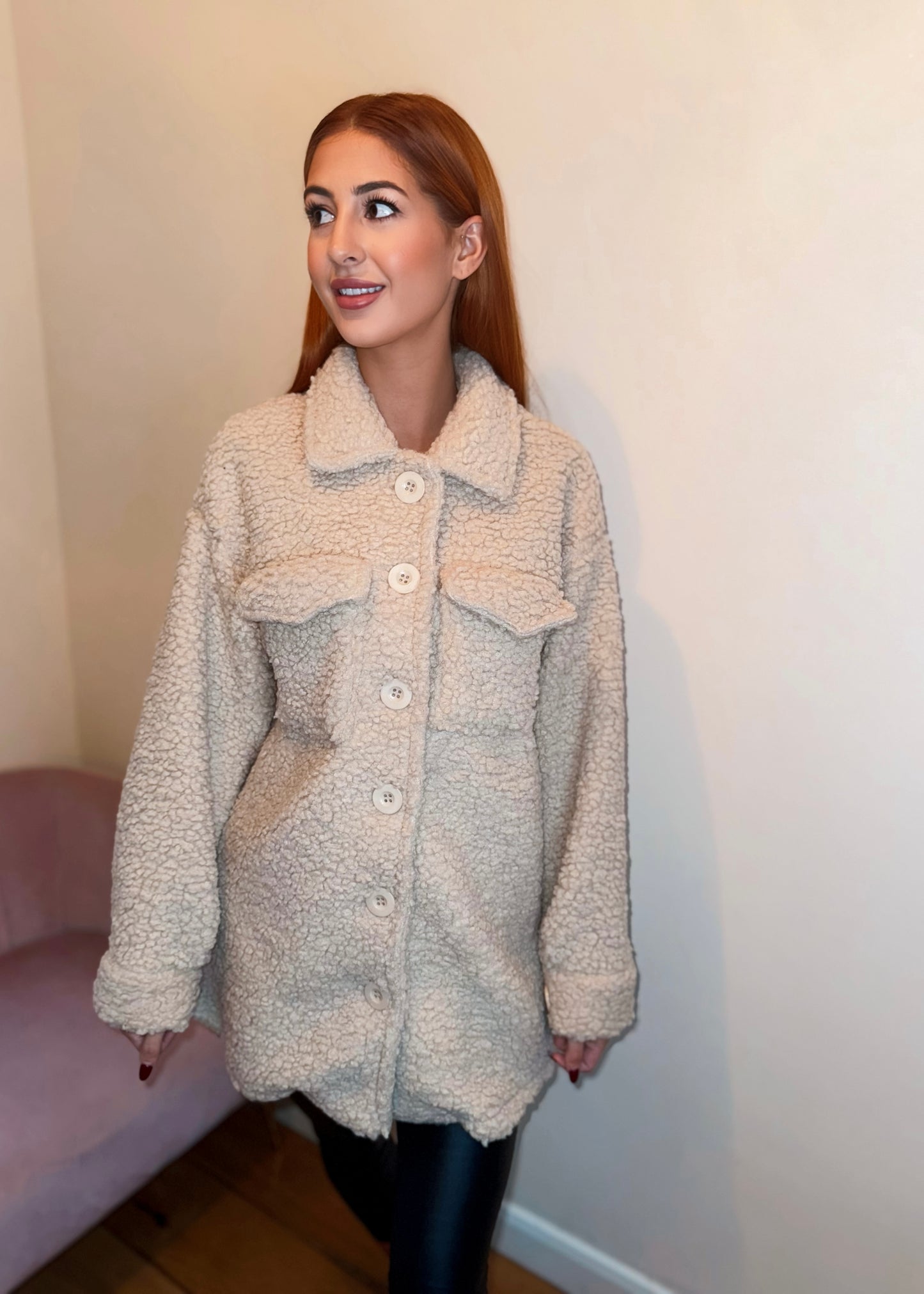 *LAST ONE* ‘Blair’ Teddy Fleece Shacket