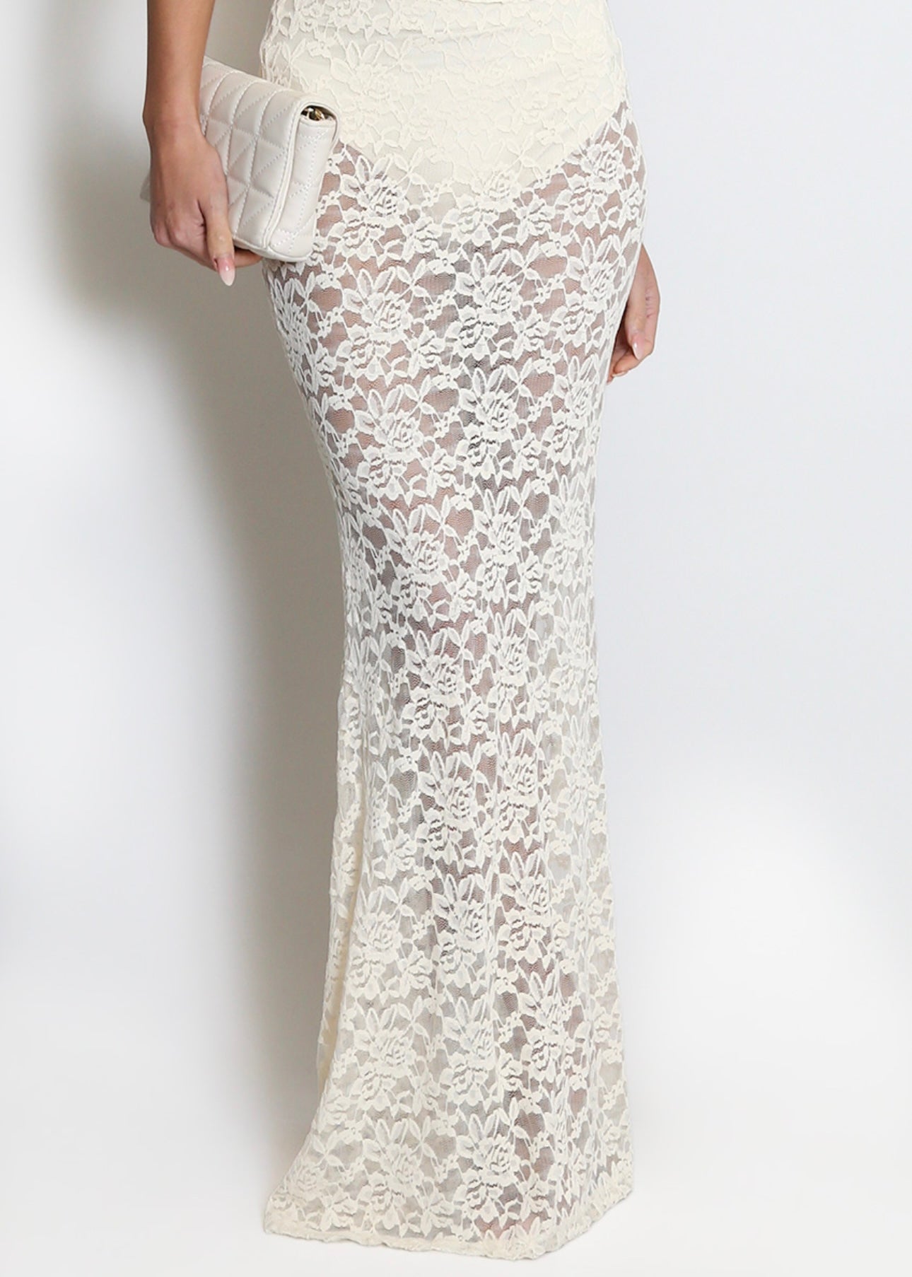 ‘Chloe’ Skirt in Cream