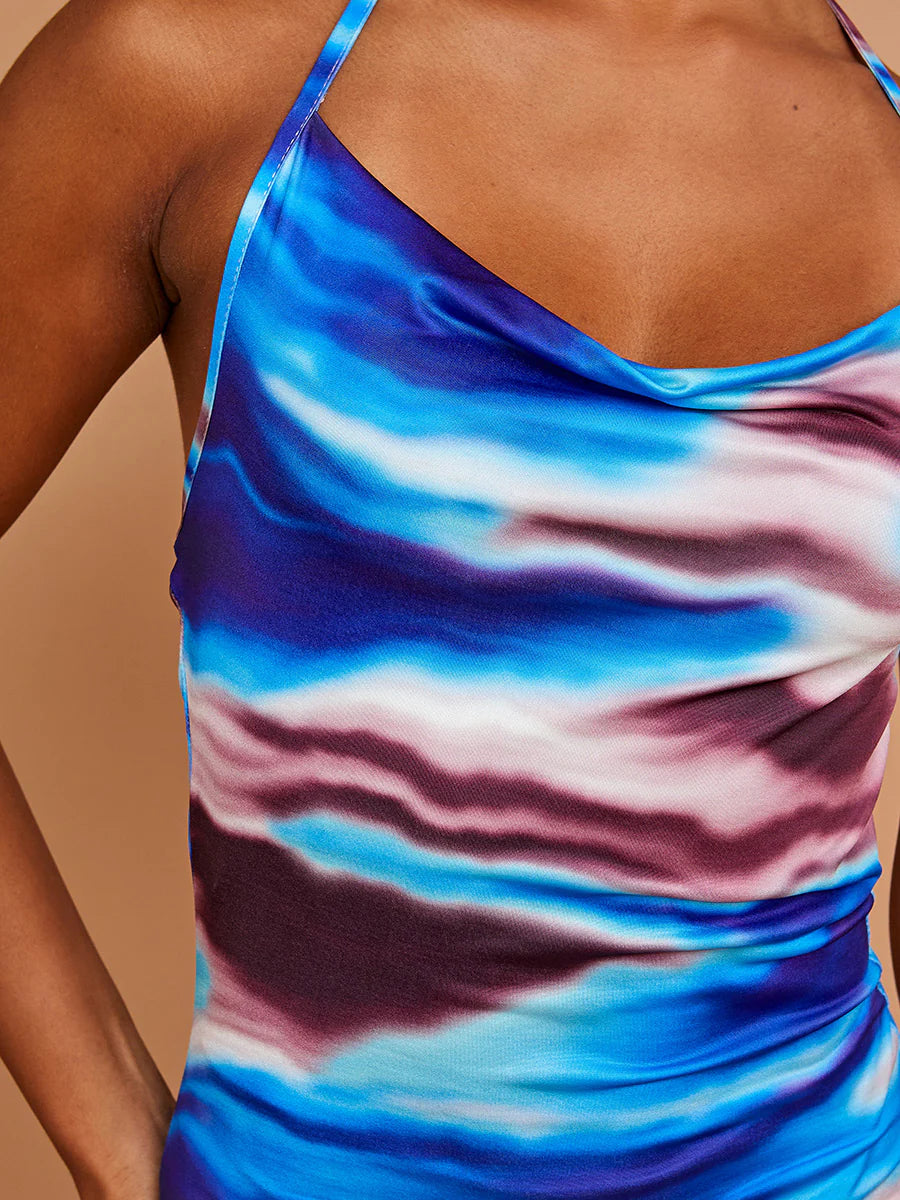 ‘Courtney’ Marble Dress