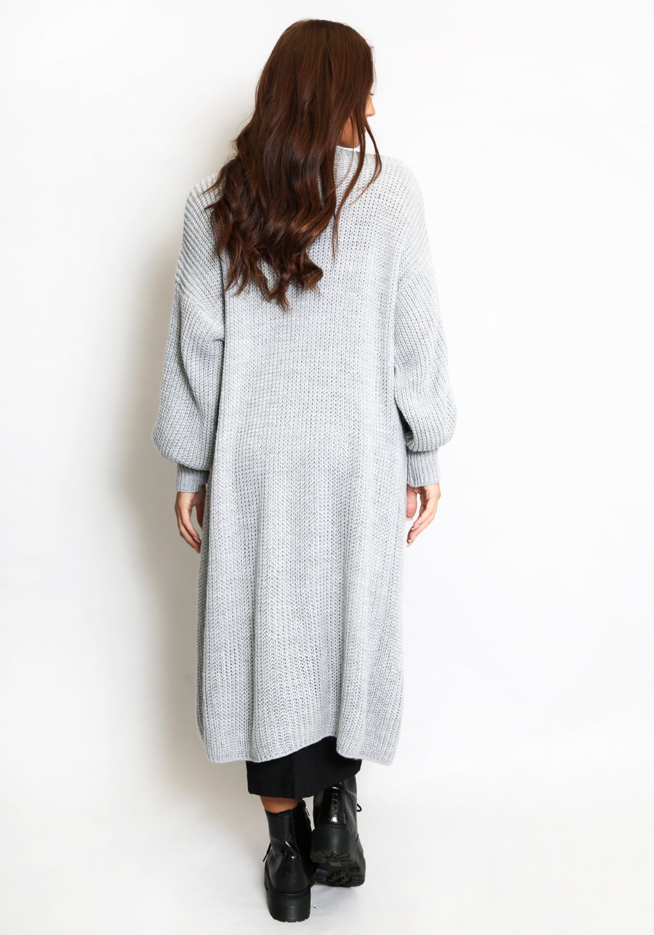 ‘Myla’ Grey Longline Cardigan