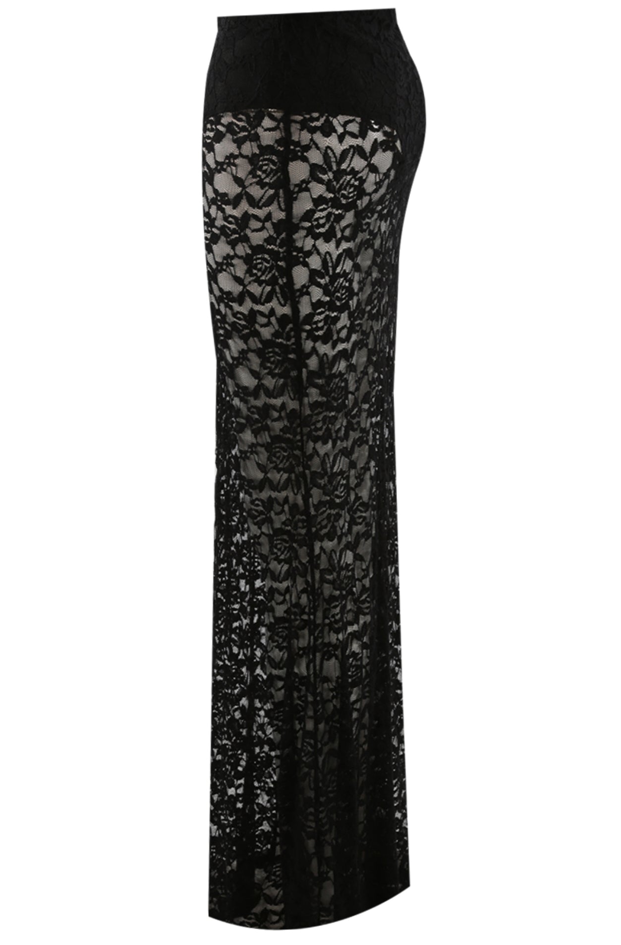 ‘Chloe’ Black Lace Skirt