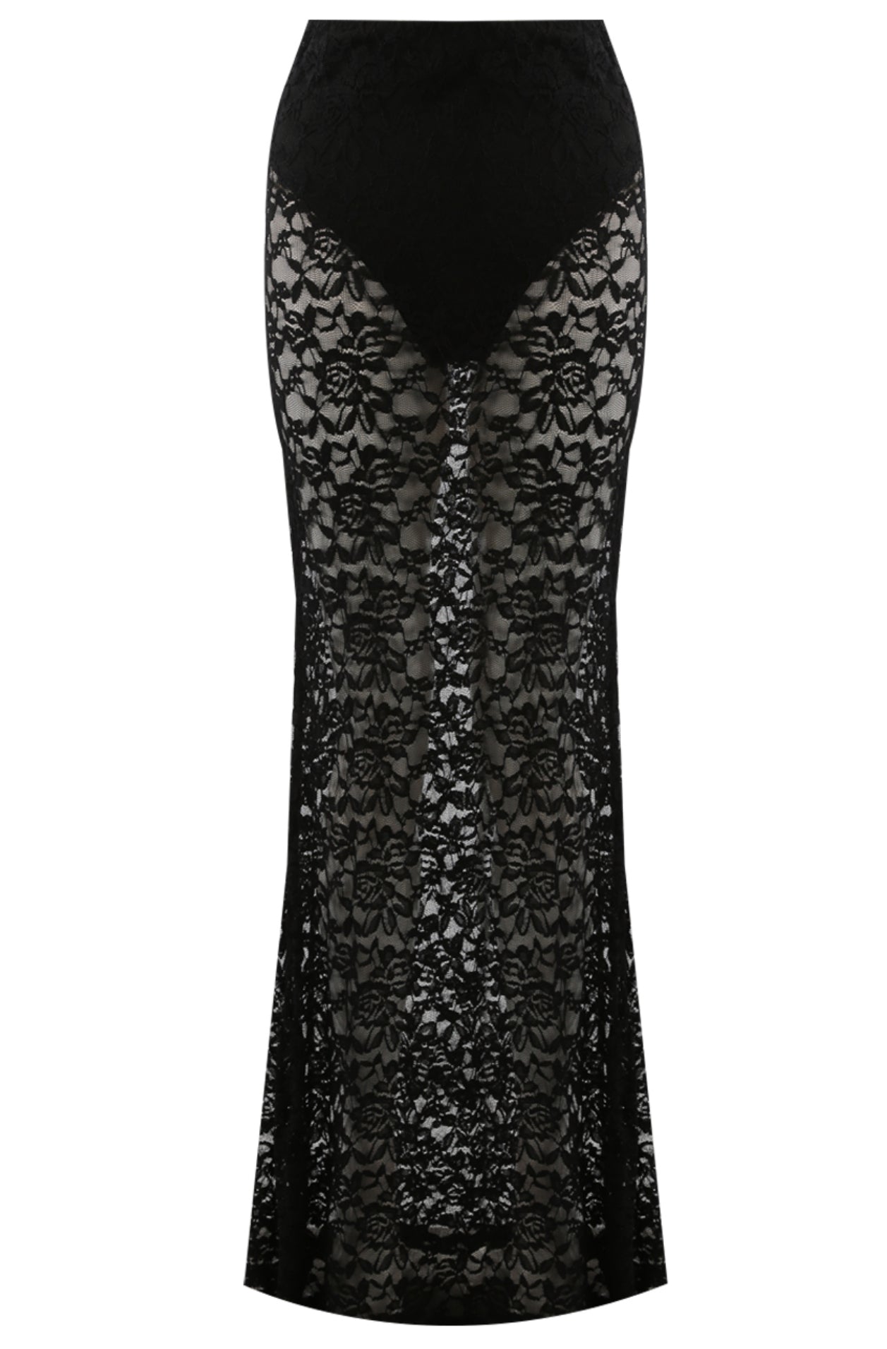 ‘Chloe’ Black Lace Skirt