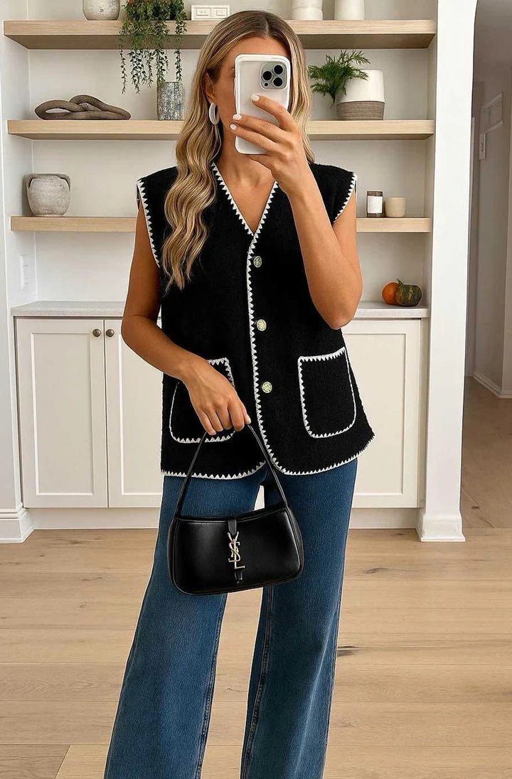 ‘Dottie’ Sleeveless Gilet