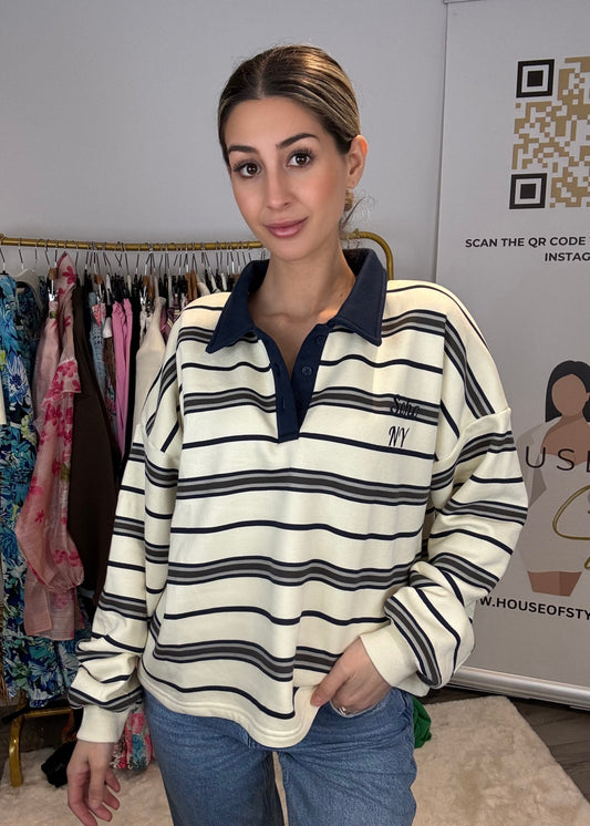 Rugby Style Top - 2 Colourways