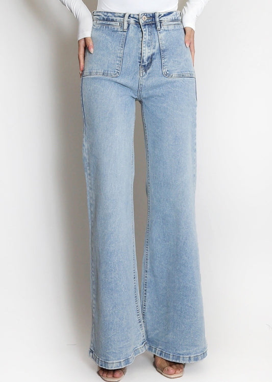 ‘Hannah’ High Waist Flared Jeans