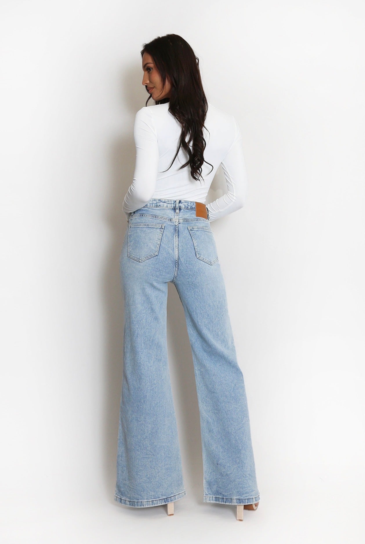 ‘Hannah’ High Waist Flared Jeans