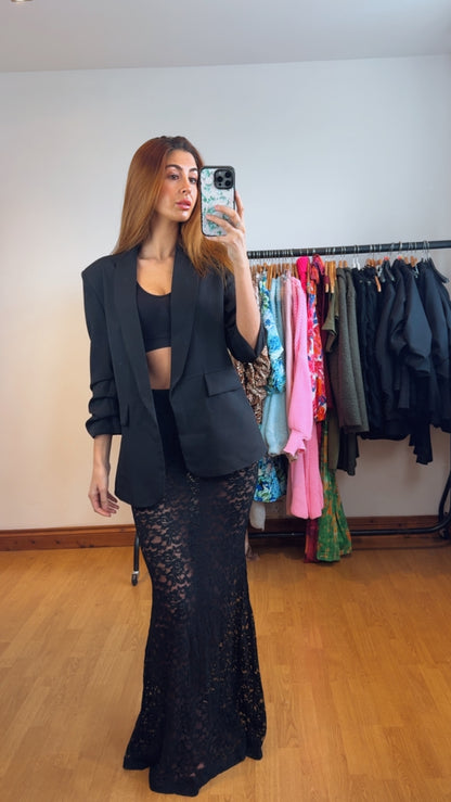 ‘Nina’ Black Classic Blazer