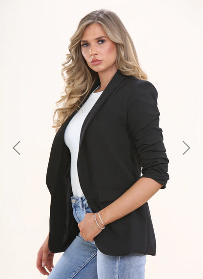 ‘Nina’ Black Classic Blazer