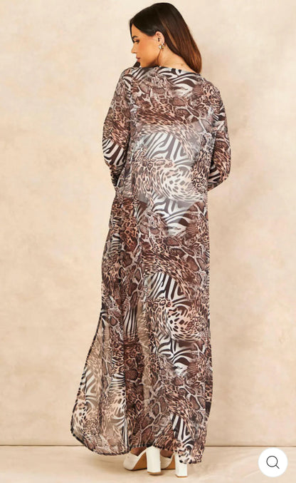 ‘JoJo’ Animal Print Kimono