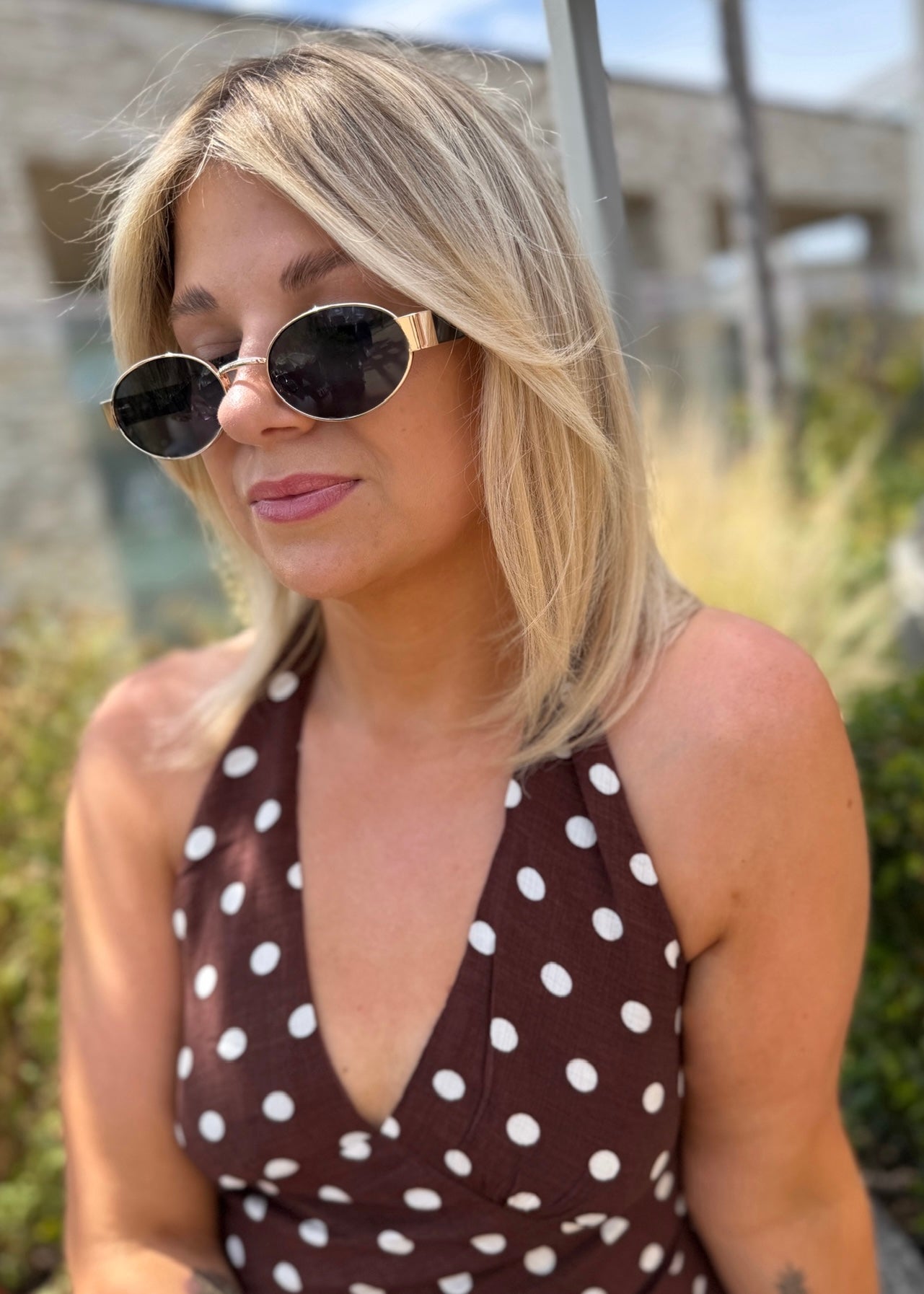 Oval Metal Sunglasses in multiple colours