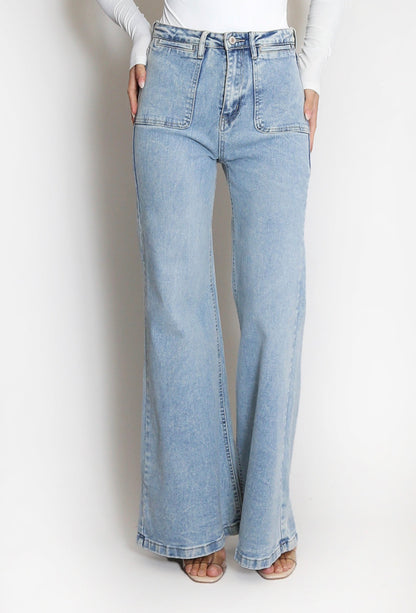 ‘Hannah’ High Waist Flared Jeans