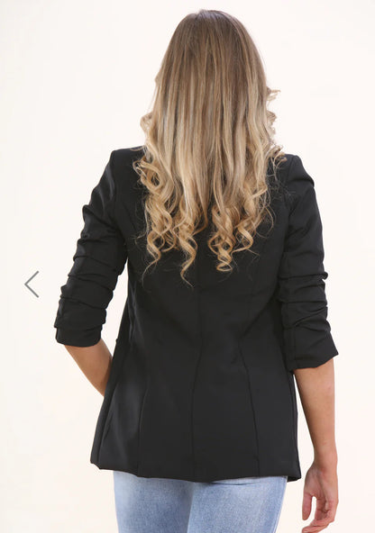 ‘Nina’ Black Classic Blazer