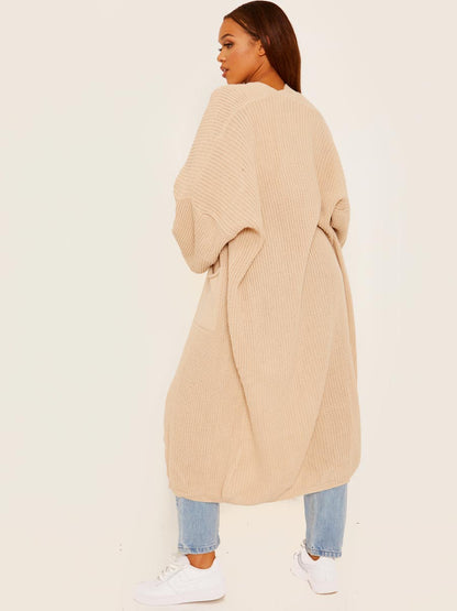 ‘Myla’ Beige Longline Cardigan