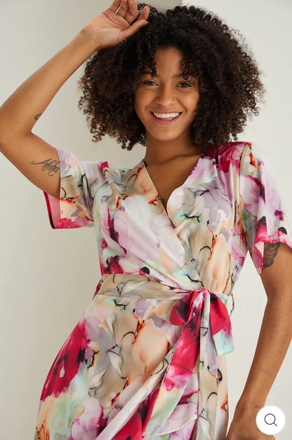 ‘Isabella’ Floral Wrap Dress