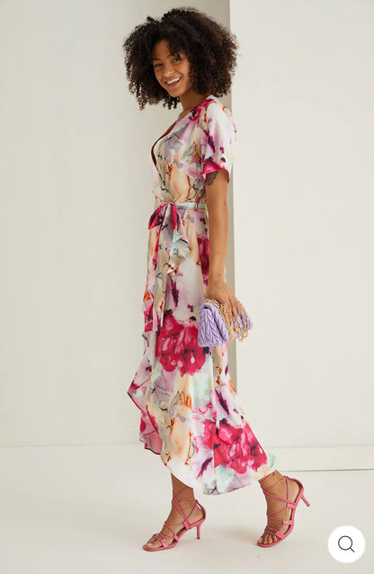 ‘Isabella’ Floral Wrap Dress