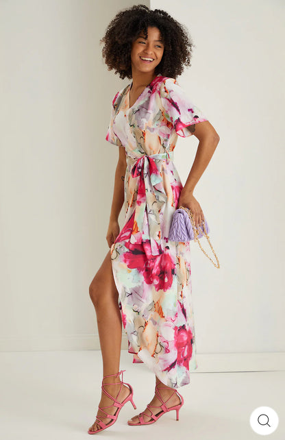 ‘Isabella’ Floral Wrap Dress