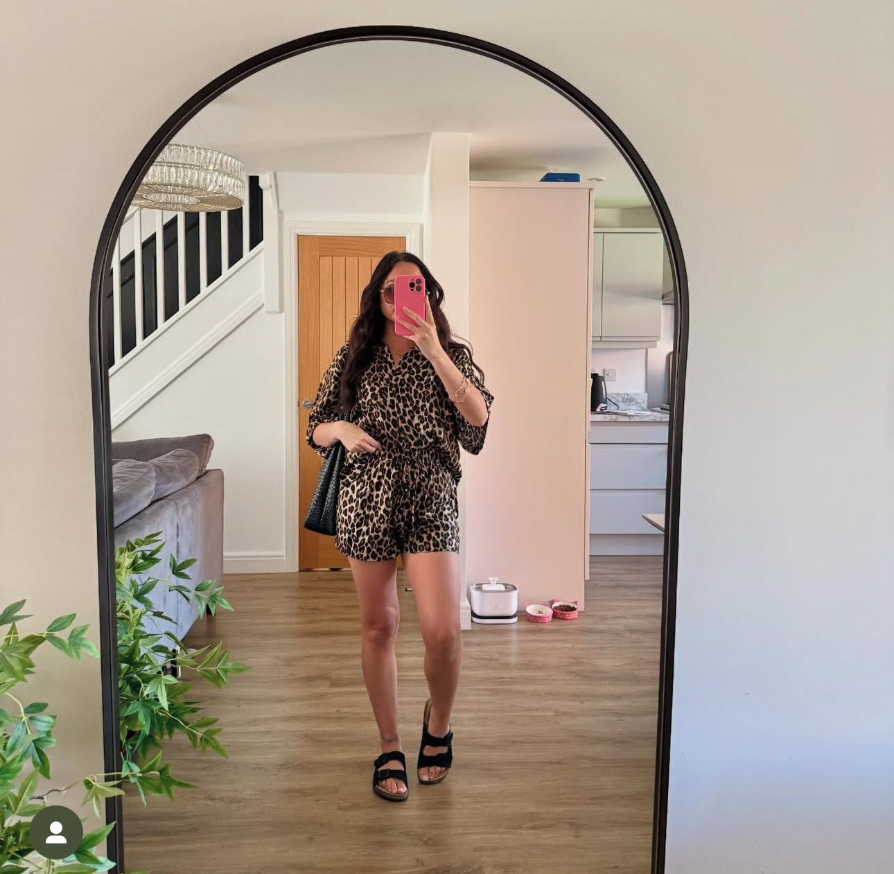 ‘Zoey’ Leopard Print Two Piece