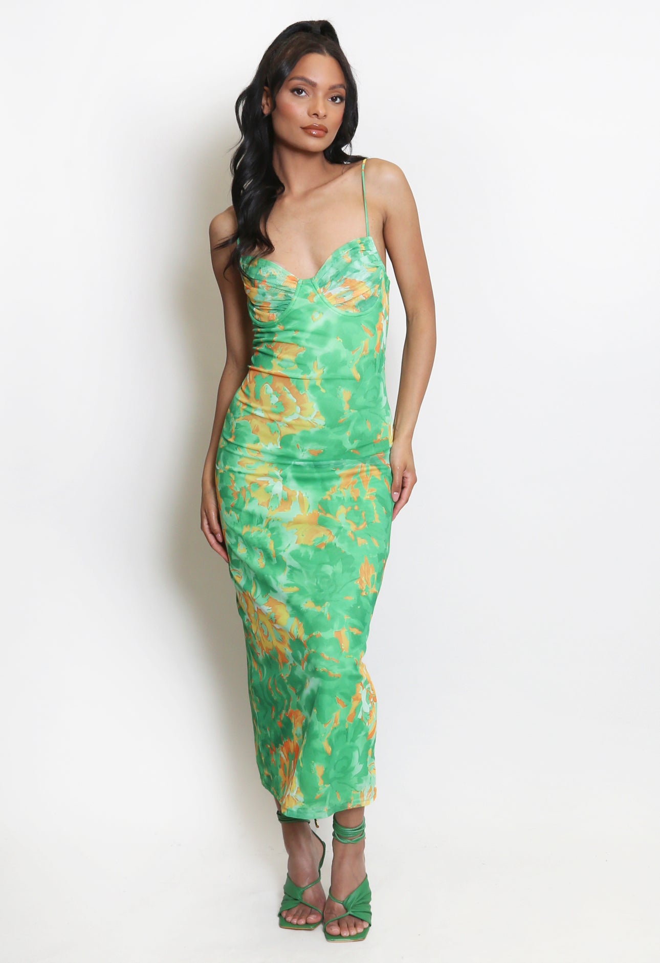 ‘Lucia’ Tie Dye Midi Dress