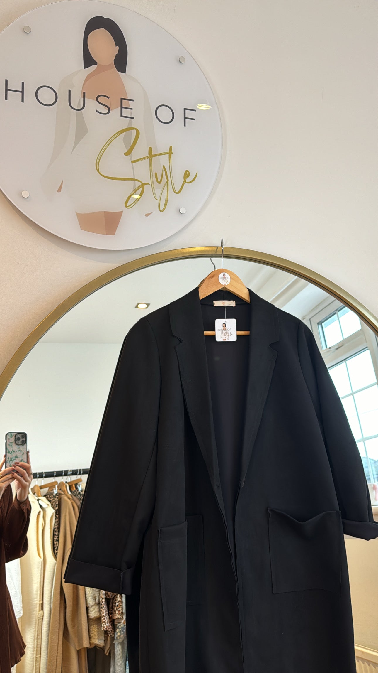 ‘Bonnie’ Black Suede Lightweight Jacket