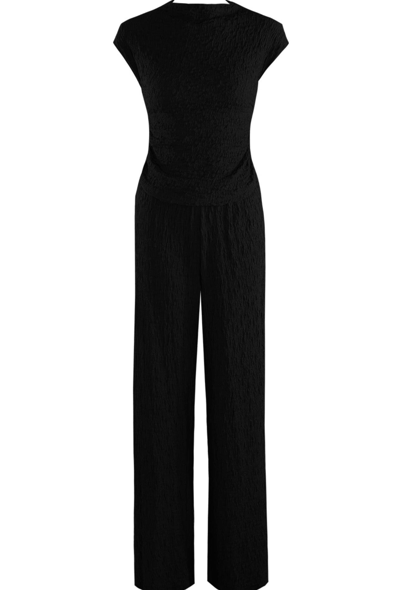 ‘Mica’ Ruched Two Piece in Black
