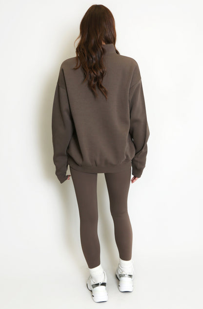 ‘Allie’ New York Zip Sweater