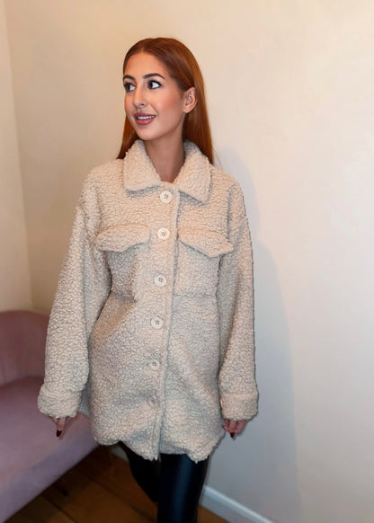 *LAST ONE* ‘Blair’ Teddy Fleece Shacket