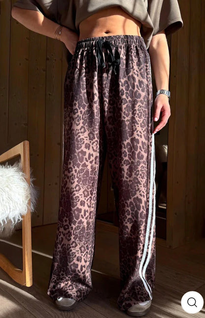 ‘Alice’ Leopard Trousers