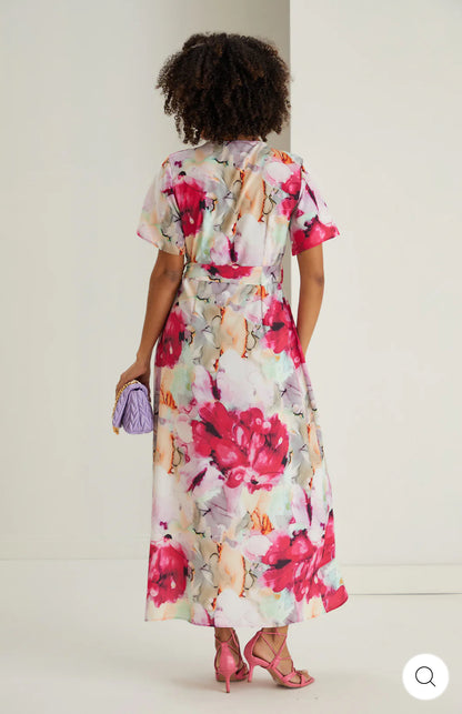 ‘Isabella’ Floral Wrap Dress