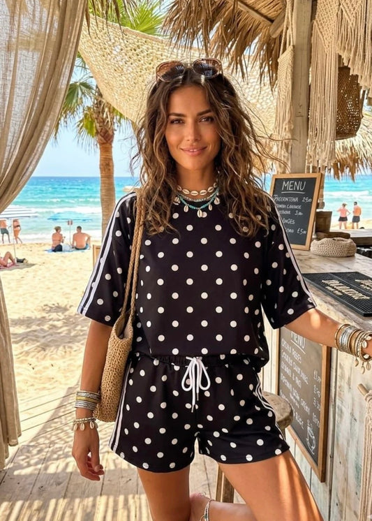 ‘Kacey’ Polka Dot Two Piece