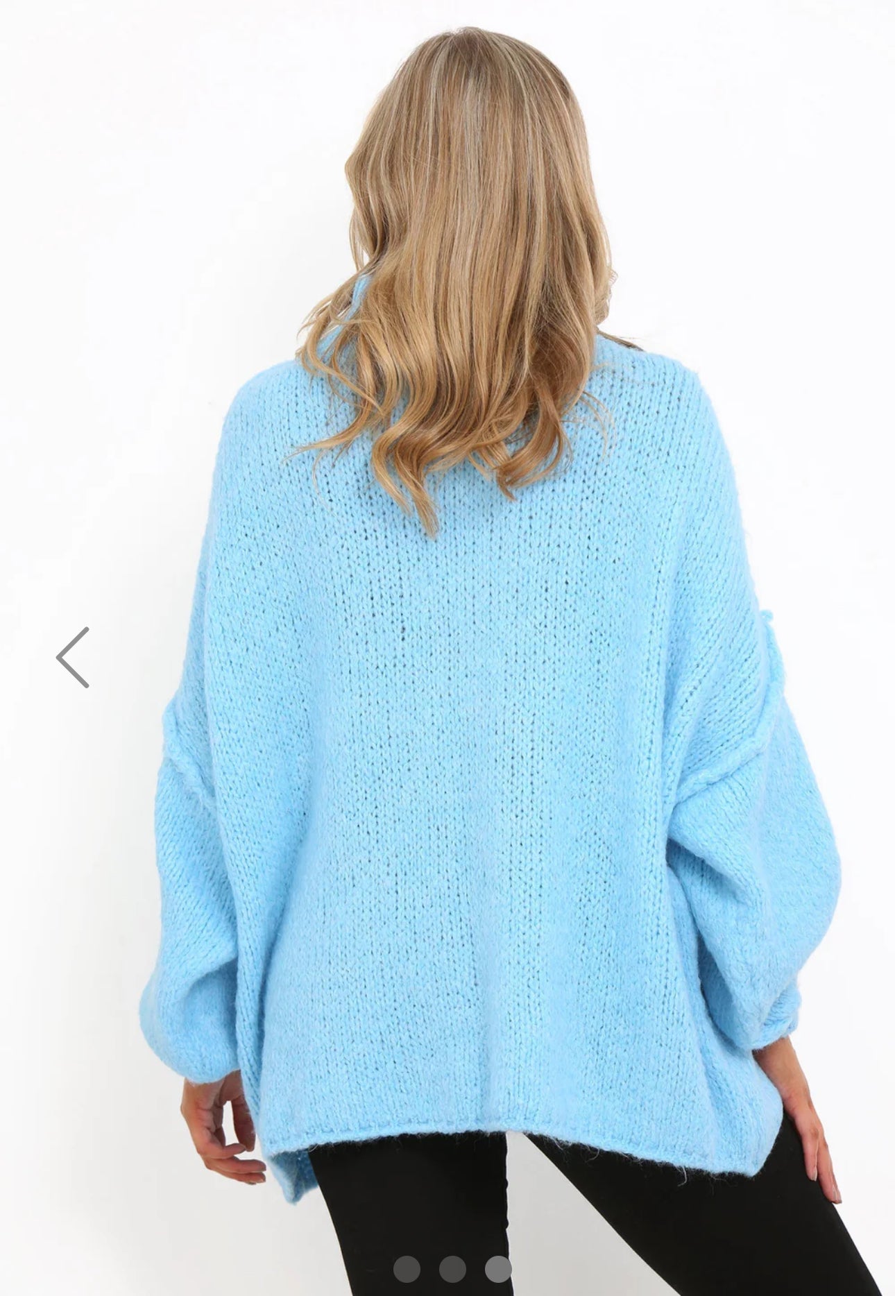 ‘Karina’ Blue Oversized Jumper